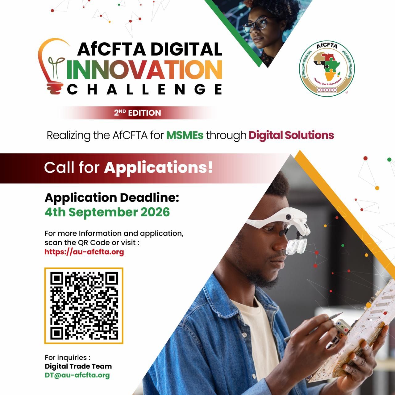 AfCFTA Digital Innovation Challenge, Second Edition, for African Innovators and Startups