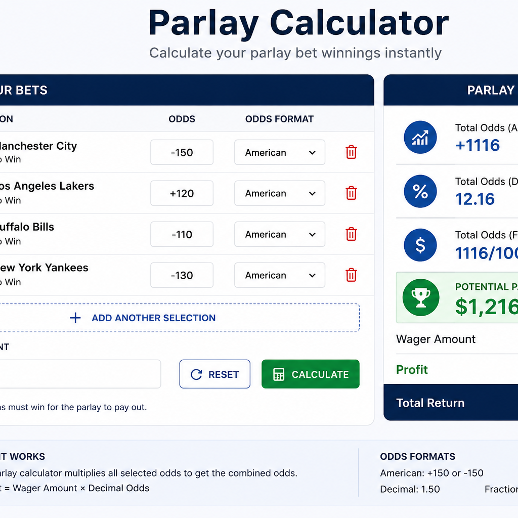 Parlay Calculator