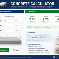 Concrete Calculator