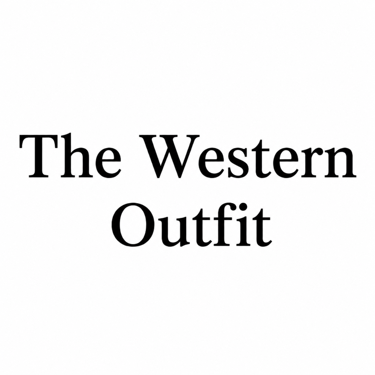 Western Outfit